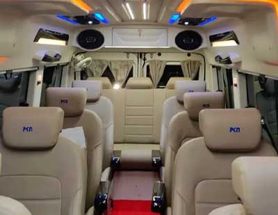 12 Seater Tempo Traveller